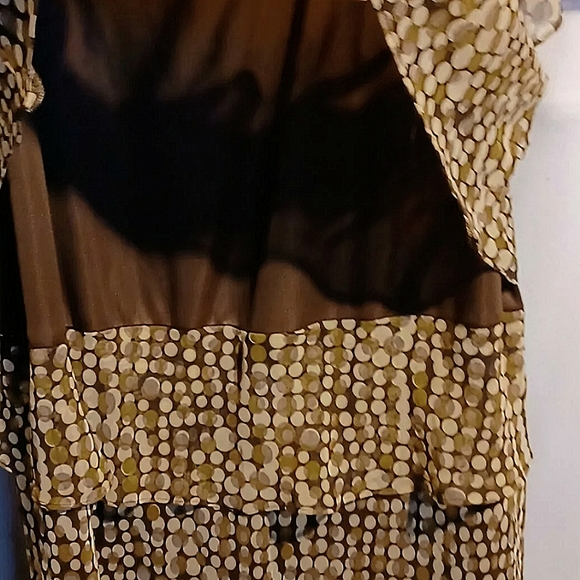22W  Dress w/ Brown Mocha Dots Design  JBS - Picture 11 of 16